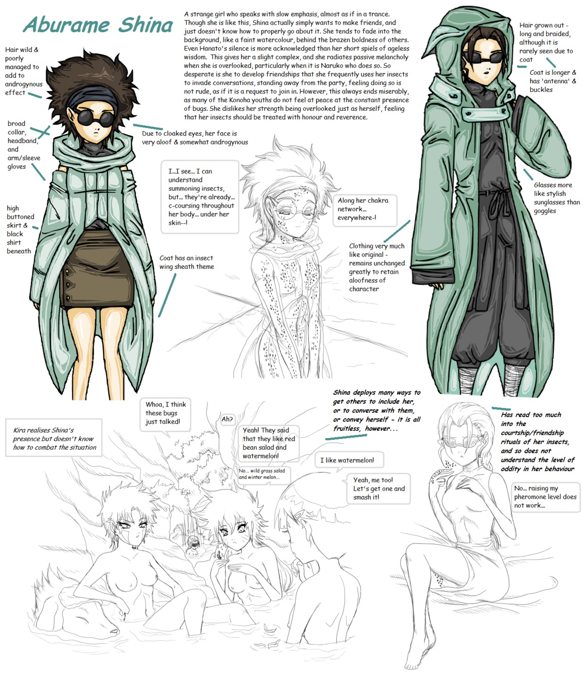 aburame_shino akamaru_(naruto) canine dog female inuzuka_kiba naruto naruto_(series) rock_lee rule34 rule_63 uzumaki_naruto