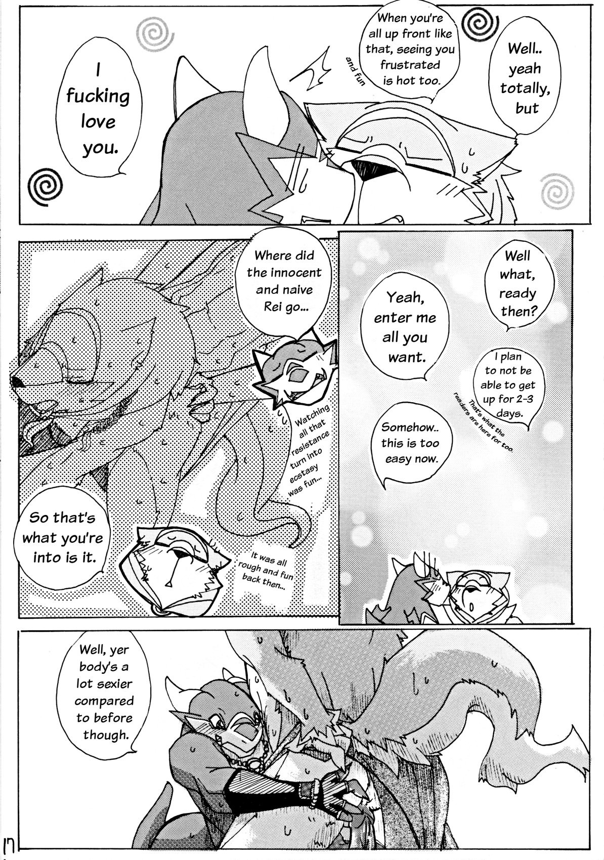 canine dragon furry furry_only gay male rule34 translated urekemo