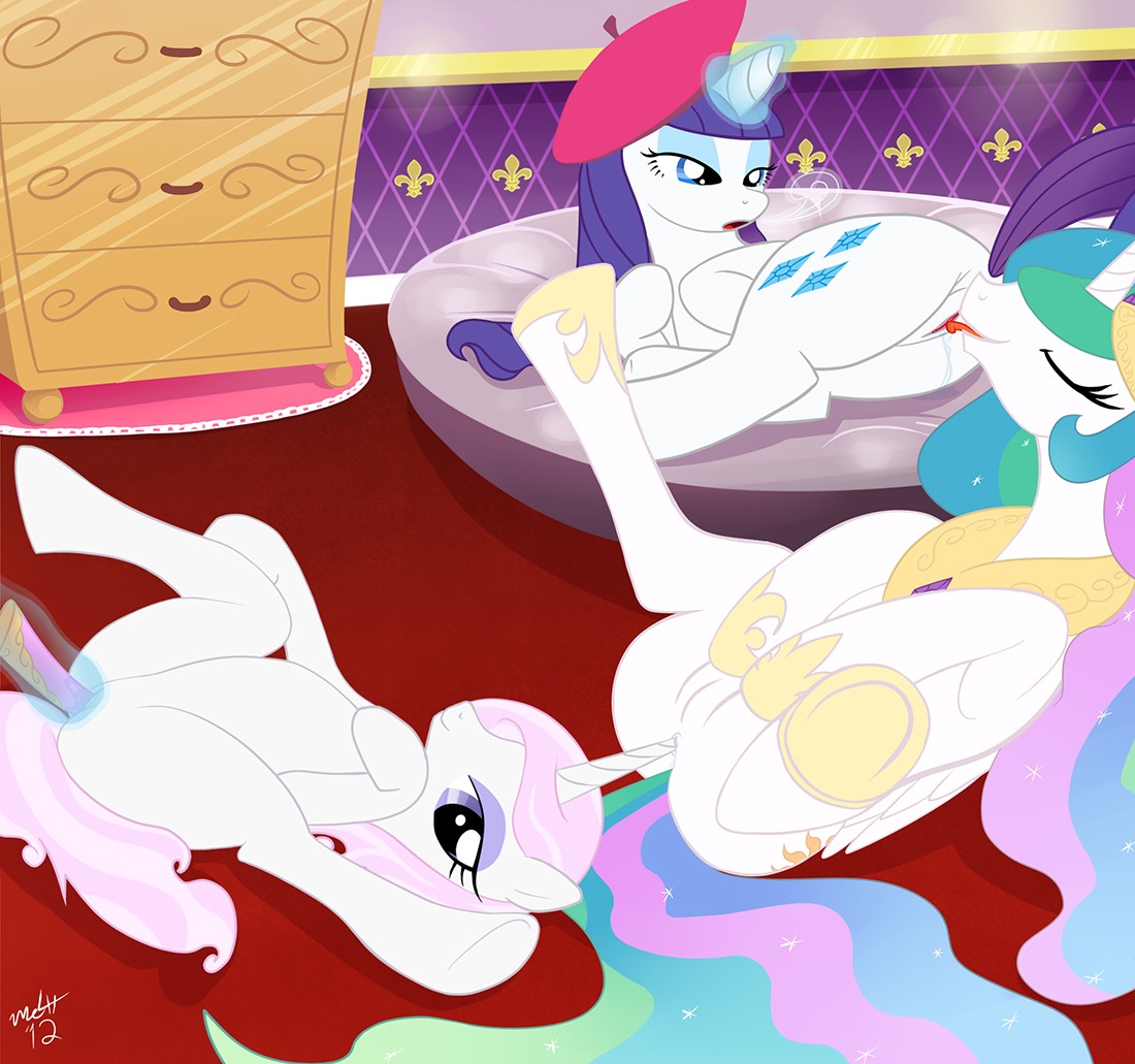 1_horn 2012 anal anal_penetration anus bed beret big_iris big_pupils blue_eyes blue_eyeshadow blue_hair blue_tail bodily_fluids butt carpet clothed clothed/nude clothed_female clothed_feral clothing cunnilingus cutie_mark dark_pupils detailed_background dildo dildo_in_vagina dildo_insertion dresser drooling e621 equid equine eyelashes eyes_closed eyeshadow feathered_wings feathers featureless_legs female female/female female_penetrated female_penetrating female_penetrating_female feral feral_on_feral feral_penetrated feral_penetrating feral_penetrating_feral feral_with_hair fleur_de_lis_(mlp) friendship_is_magic fur furniture genital_fluids genitals green_hair green_tail group group_sex hair half-closed_eyes hasbro hat hat_only headgear headgear_only headwear headwear_only hooves horn horn_fetish horn_in_ass horn_magic horn_penetration horn_play horn_sex inside internal_wall intraspecies iris licking lidded_eyes light_anus light_butt light_ears light_face light_hair light_horn light_pussy light_tail long_hair looking_at_viewer looking_back lying magic makeup mammal me4twaffle monotone_butt monotone_clothing monotone_face monotone_hair monotone_hat monotone_headwear monotone_tail mostly_nude multi_hair_tones multicolored_hair multicolored_tail my_little_pony mythological_creature mythological_equine mythology narrowed_eyes nude object_in_pussy object_penetration on_back on_bed on_side open_mouth oral penetration pink_clothing pink_hair pink_hat pink_headwear pink_tail princess princess_celestia_(mlp) pupils purple_eyes purple_eyeshadow purple_hair purple_tail quadruped rarity_(mlp) red_carpet red_tongue royalty saliva sex sex_toy sex_toy_in_vagina sex_toy_insertion signature smile spread_legs spreading tail threesome tongue tongue_out toying_partner trio underhoof unicorn unicorn_horn vaginal vaginal_fluids vaginal_penetration vulva wall_(structure) white_anus white_body white_butt white_ears white_face white_fur white_horn white_vulva wings year