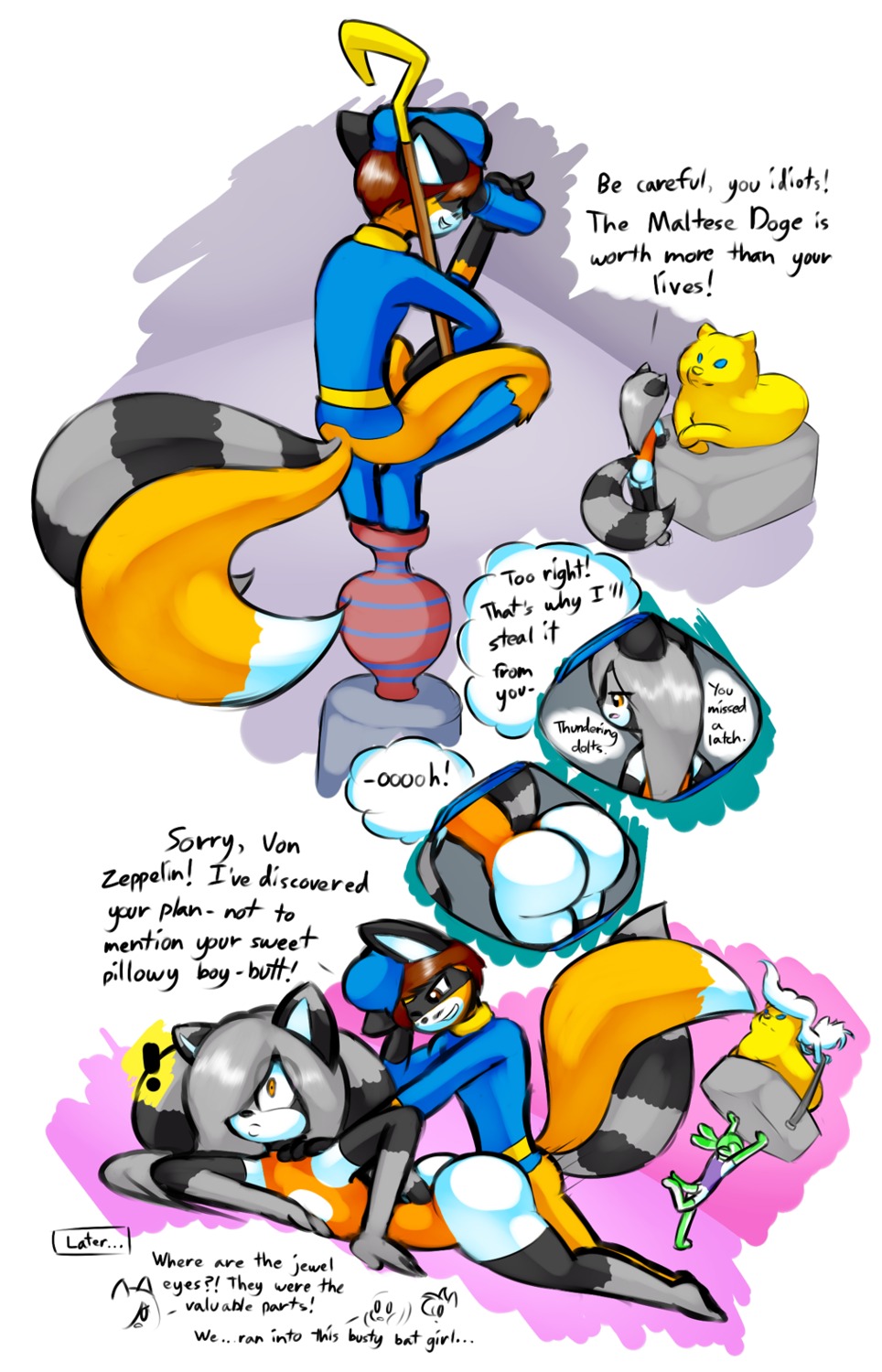 2014 all_fours anal anal_penetration anthro ass_up bottomless butt canid canine carmine_acciai clothed clothing comic deep_penetration dialogue doge dogelore doggystyle e621 english_text femboy forced fox from_behind_position genitals ghost group hi_res hybrid male male/male male_penetrated male_penetrating male_penetrating_male mammal mazzy_turnbaum meme norithics norithics_"nori"_kusemurai penetration penis procyonid raccoon rape rick2tails sex sly_cooper sly_cooper_(series) smile sony_corporation sony_interactive_entertainment spirit sucker_punch_productions surprise_buttsex surprise_sex surprised text