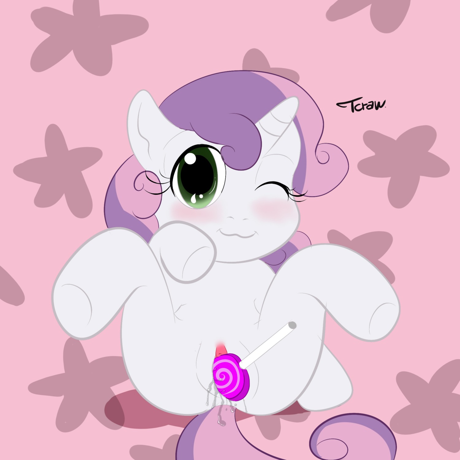 1girls 2d equine female feral friendship_is_magic my_little_pony pussy rule34 solo sweetie_belle_(mlp) tagme tecraudio two-tone_hair unicorn vaginal_penetration