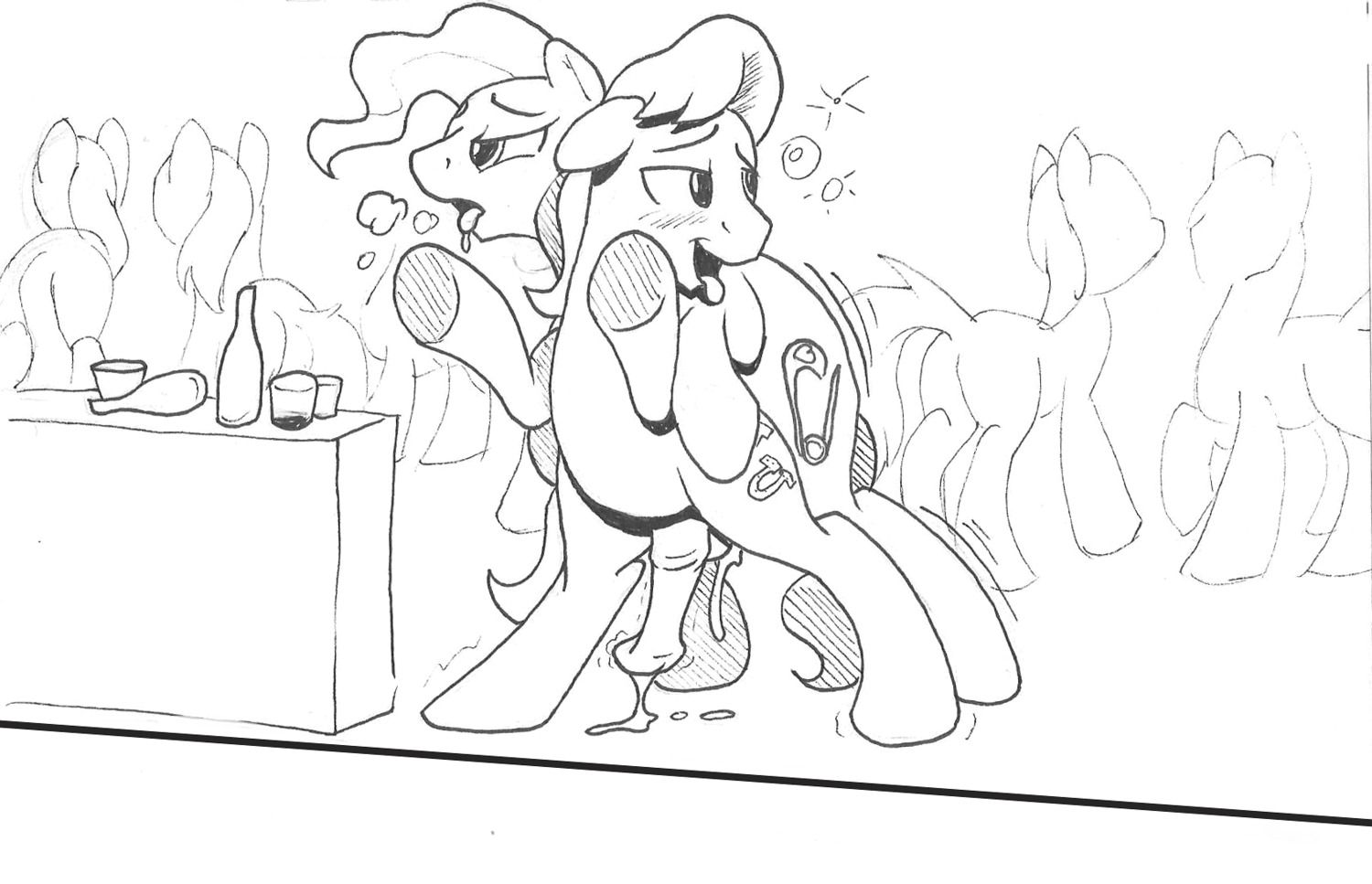 2013 against_surface anal anal_orgasm anal_penetration balls blush bodily_fluids braeburned breath caramel_(mlp) cum cum_in_ass cum_inside cum_on_balls cum_while_penetrated cutie_mark drunk e621 earth_pony ejaculation equid equine erection exhibitionism feral feral_on_feral feral_penetrated feral_penetrating feral_penetrating_feral friendship_is_magic from_behind_position genital_fluids genitals group hands-free hasbro hi_res horse male male/male male_penetrated male_penetrating male_penetrating_male mammal monochrome my_little_pony nude open_mouth orgasm panting penetration penile penile_penetration penis penis_in_ass pokey_pierce_(mlp) pony saliva sex substance_intoxication tongue tongue_out traditional_media_(artwork)