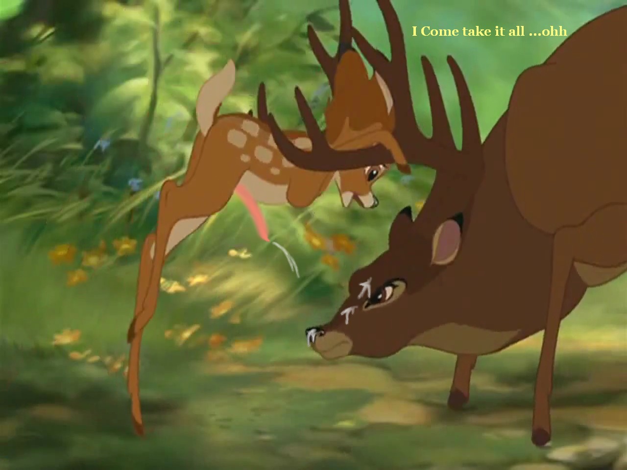 bambi_(character) bambi_(film) deer disney feral gay incest male male_only penis rule34 tagme the_great_prince_of_the_forest yaoi