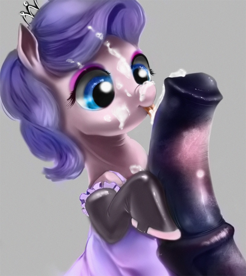 big_penis blue_eyes bodily_fluids clothing crown cum cum_on_face diamond_tiara_(mlp) duo e621 earth_pony equid equine erection fellatio female feral friendship_is_magic genital_fluids genitals hair hasbro headgear horse licking male male/female mammal mothercrow my_little_pony oral penile penis penis_lick pony purple_hair sex simple_background tiara tongue tongue_out young young_feral