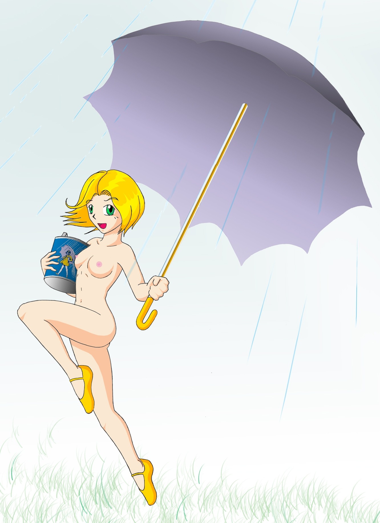 female flats mary_janes mascot morton_salt morton_salt_girl rule34
