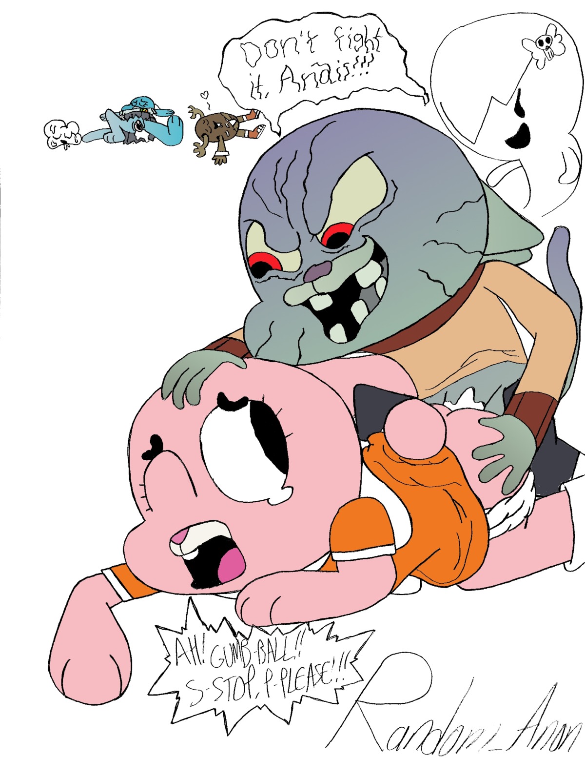 1boy 5girls after_fellatio after_oral after_rape after_sex after_vaginal anais_watterson anthro ass bare_ass barely_visible_genitalia begging begging_to_stop blue_body blue_fur blue_skin brother brother_and_sister carrie_krueger cartoon_network cat_ears cat_tail closed_eye clothed clothed_female clothed_male clothed_sex clothes clothing cum cum_on_face daughter dialogue domestic_cat english english_dialogue english_text feline female female_penetrated forced from_behind from_behind_position genitals ghost ghost_girl gumball_watterson hand_on_ass hand_on_butt hand_on_head incest looking_at_each_other looking_at_partner looking_back looking_down male male/female male_penetrating male_penetrating_female masami_yoshida mother mouth mouth_open nicole_watterson no_panties one_eye_closed one_eye_open open_mouth panties panties_aside panties_down penetration penis pink_body pink_fur pink_skin possessed possession pussy rabbit rabbit_ears rabbit_girl rabbit_humanoid rabbit_tail random_anon rape red_eyes rule34 sex sex_from_behind simple_background sister sketch skirt son straight_hair tail tear tears teeth text text_bubble the_amazing_world_of_gumball white_background