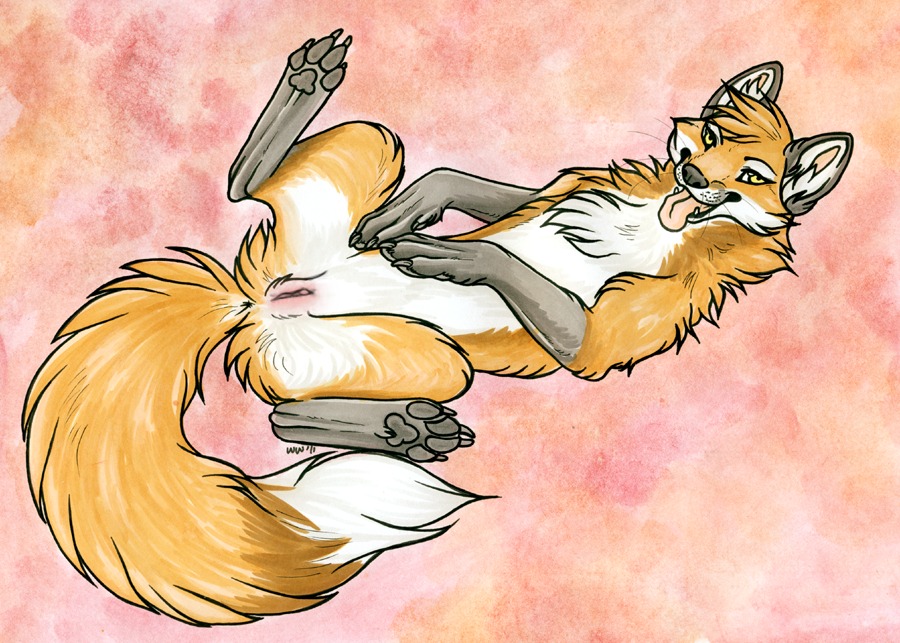 4_toes anus black_nose brown_body brown_fur canid canine claws digitigrade e621 feet female feral fluffy fox fur genitals hindpaw humanoid_genitalia humanoid_vulva long_tail looking_at_viewer lying mammal multicolored_body multicolored_fur noktivus nude on_back open_mouth orange_body orange_fur pawpads paws presenting raised_leg simple_background soles solo spread_legs spreading tail third-party_edit toes tongue tongue_out two_tone_body two_tone_fur vulva whiskers white_body white_fur yellow_eyes