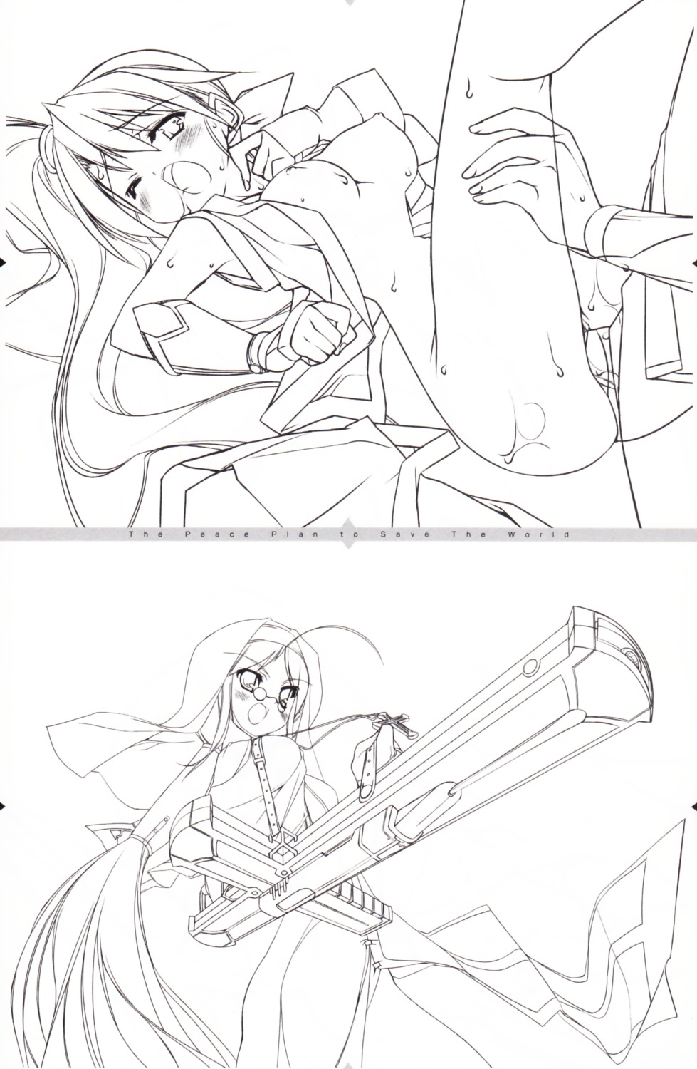 female male monochrome night_wizard penis pussy rule34 sex uropyon urotan vagina