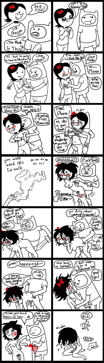 1boy 1girls adventure_time crying female female_penetrated finn_the_human maggie_the_vampire_spoon male male_penetrating pubic_hair pussy rape rule34 sex tagme tears unshaved_pussy vaginal vaginal_penetration