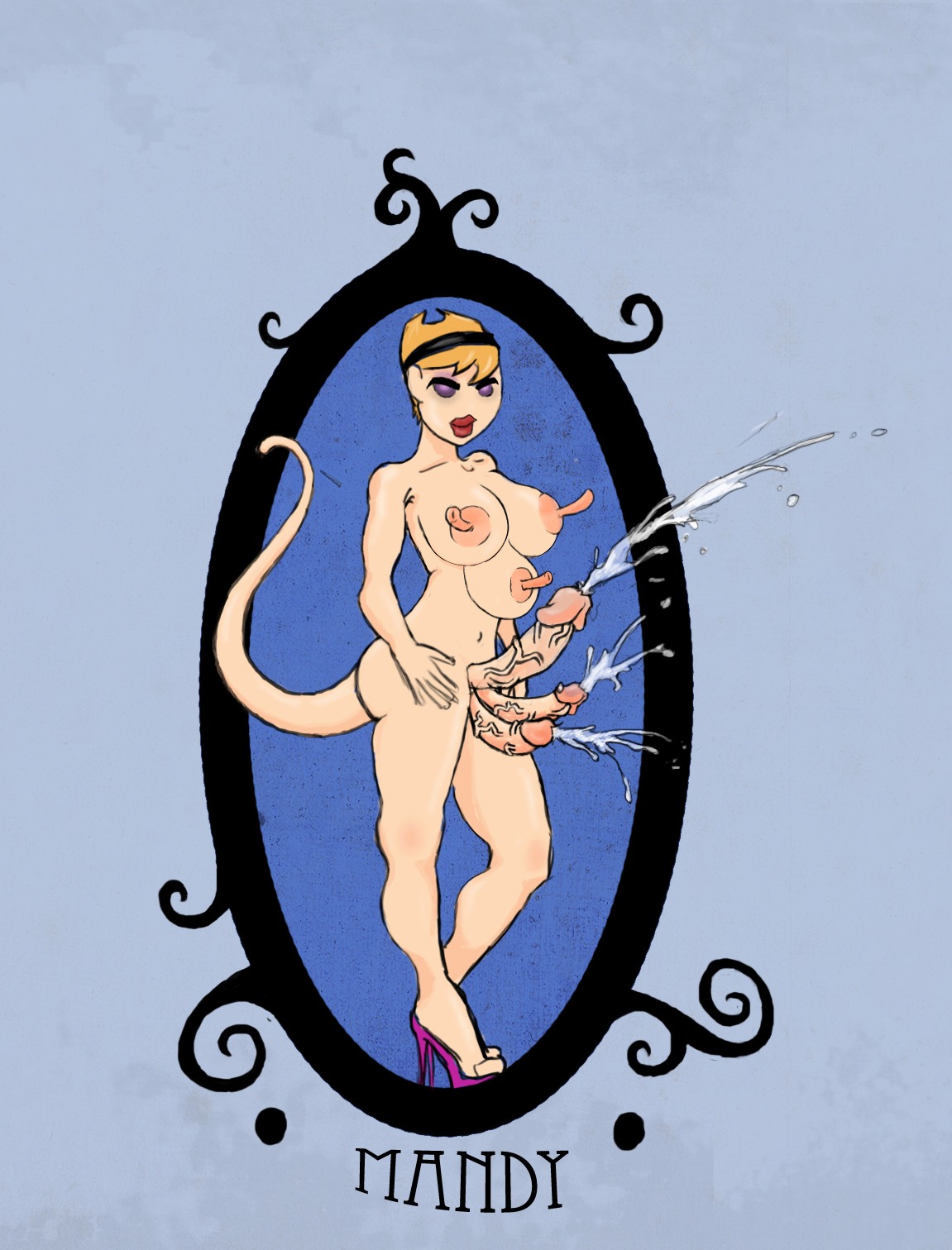 1futa breasts cartoon_network futa_only futanari intersex mandy mandy_(billy_and_mandy) multi_breast multi_genitalia multi_penis penis rule34 solo tagme tail the_grim_adventures_of_billy_and_mandy triphallia what