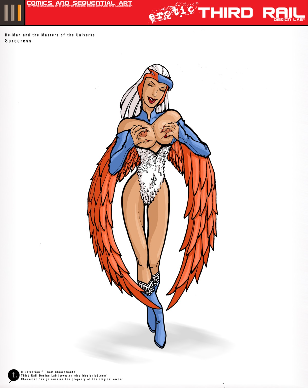 1girls character_name copyright_name female female_only filmation masters_of_the_universe rule34 signature solo sorceress_(masters_of_the_universe) tagme text trdl
