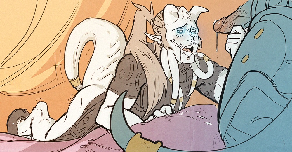cum cum_in_mouth cum_inside draenei female gay hand_on_penis male male/male male_draenei penis rule34 tagme tail_sex world_of_warcraft yaoi