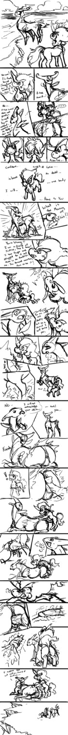 absurd_res animal_genitalia animal_penis animal_vulva anus balls bodily_fluids cliff comic cum cum_inside cunnilingus dialogue duo e621 english_text equid equine_genitalia equine_penis equine_vulva erection female feral feral_on_feral generation_5_pokemon genital_fluids genitals gwon hi_res hooves horizon horn internal keldeo keldeo_(resolute_form) larger_female larger_sub legendary_pokemon long_image male male/female mammal mane monochrome nintendo oral penetration penis pokemon pokemon_(species) sex size_difference smaller_male submissive tall_image text vaginal vaginal_fluids virizion vulva