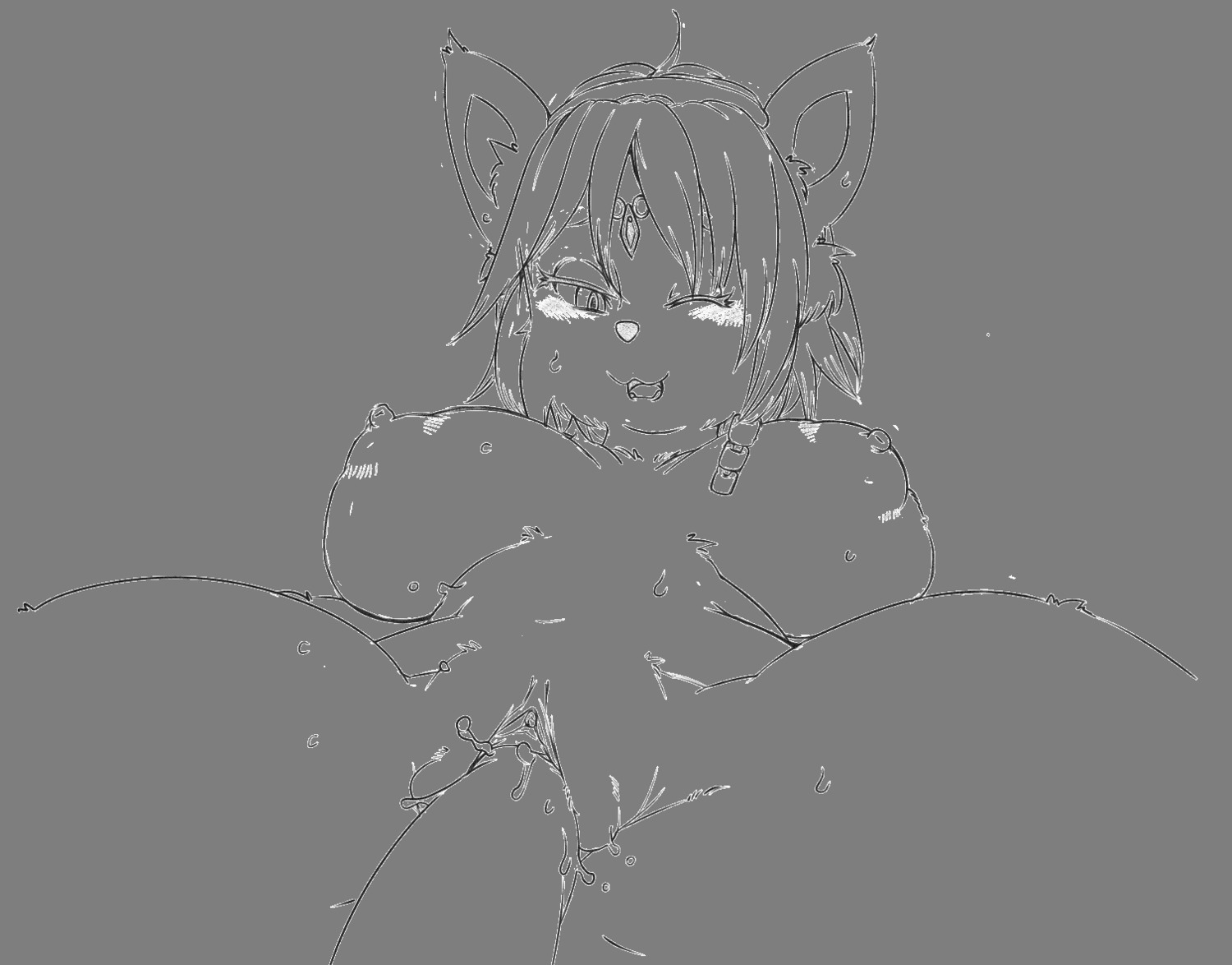 anthro canine female fox fur furry krystal male monochrome rule34 sex sindoll star_fox straight tagme