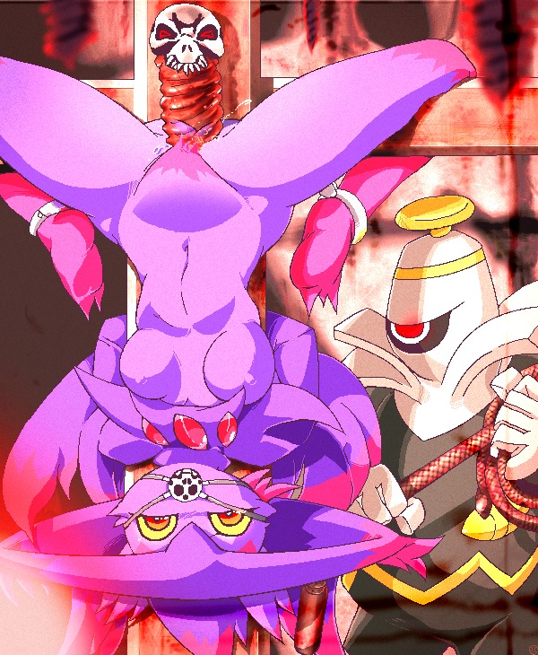 bondage dusknoir female g-sun ghost mismagius nintendo pokemon pokemon_(species) rule34 sex_toy whip