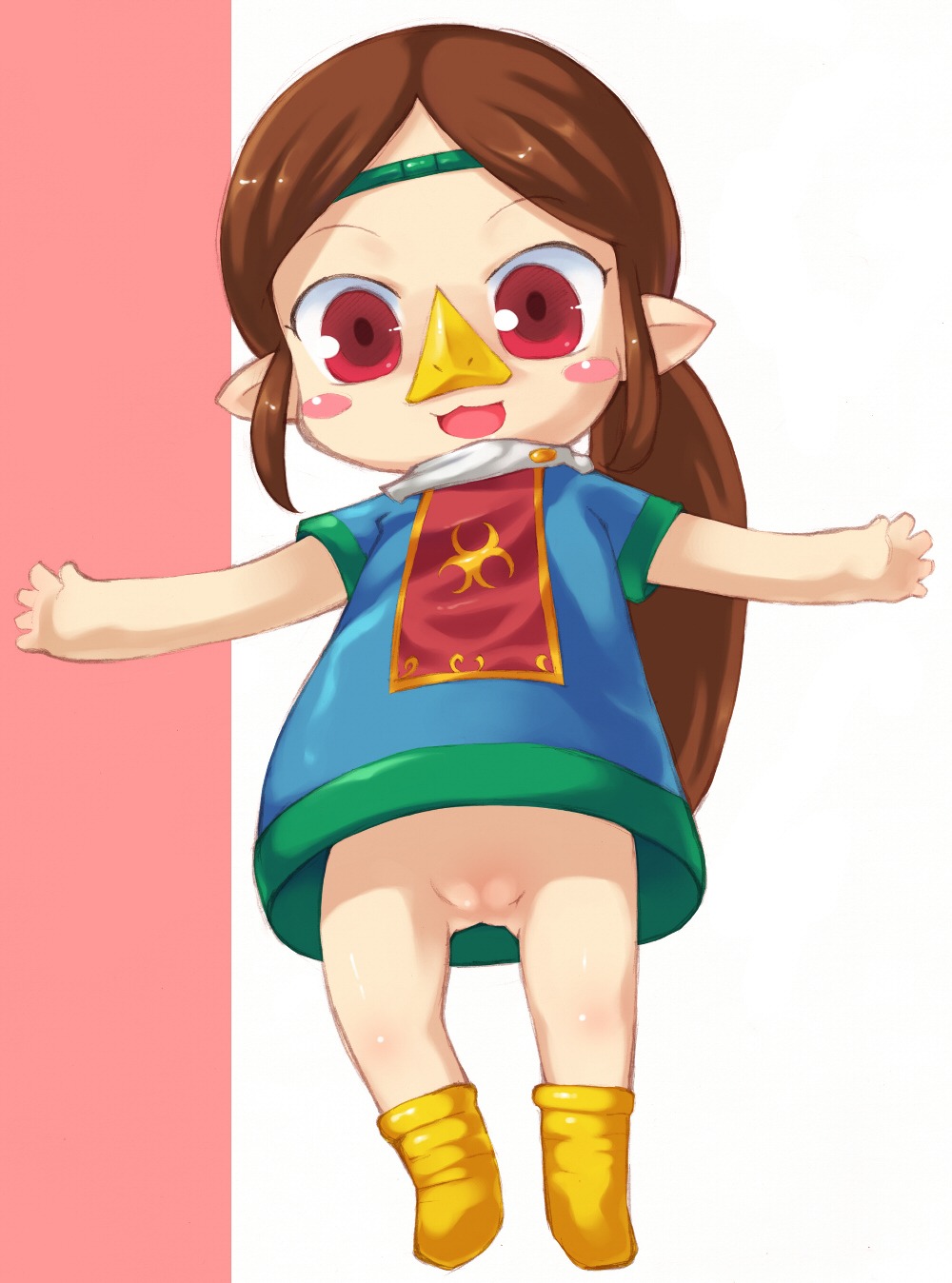 brown_hair female medli rule34 the_legend_of_zelda the_wind_waker wind_waker young