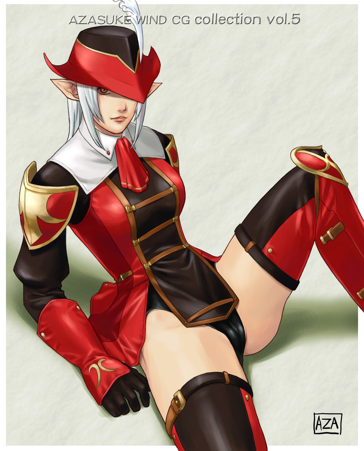 azasuke elf elvaan female female_only final_fantasy final_fantasy_xi highres pointy_ears rule34 solo
