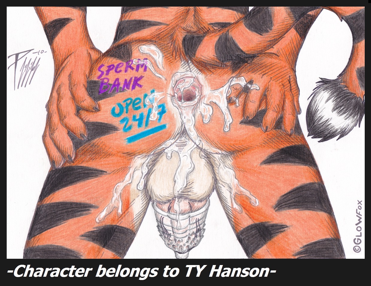 after_sex anal animal_genitalia animal_penis anus black_border bodily_fluids body_writing border butt condom countershading cum cum_from_ass cum_in_ass cum_inside cumshot e621 ejaculation english_text erection felid feline_genitalia feline_penis gaping gaping_anus genital_fluids genitals glowfox leaking_cum male mammal orgasm pantherine penile_spines penis presenting presenting_anus presenting_cum_inside presenting_hindquarters public_use sexual_barrier_device simple_background solo spread_butt spreading text tiger ty_hanson wearing_condom white_background writing_on_butt