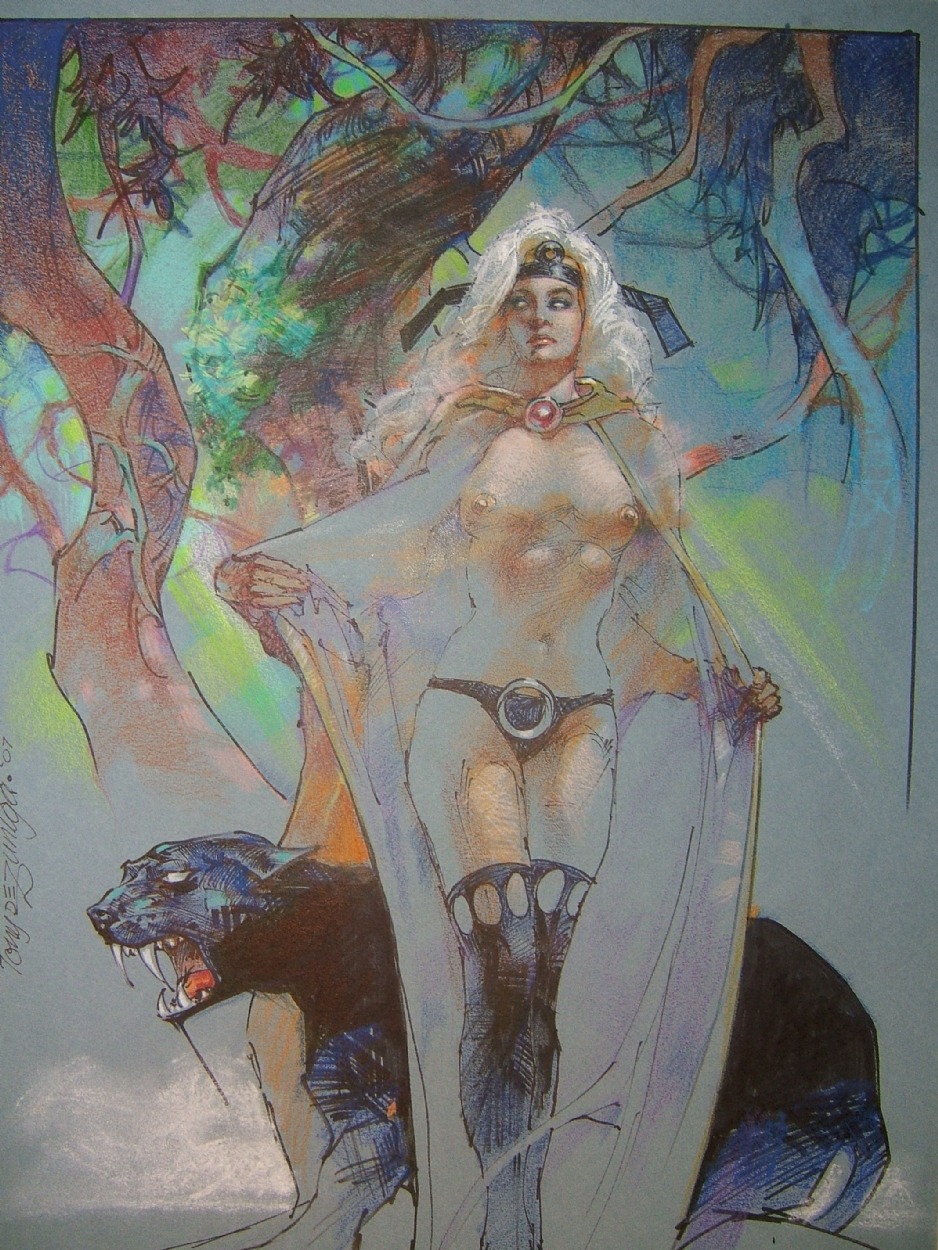 2007 dark-skinned_female dark_skin female marvel marvel_comics ororo_munroe rule34 storm_(x-men) straight_hair tagme tiara tony_dezuniga x-men