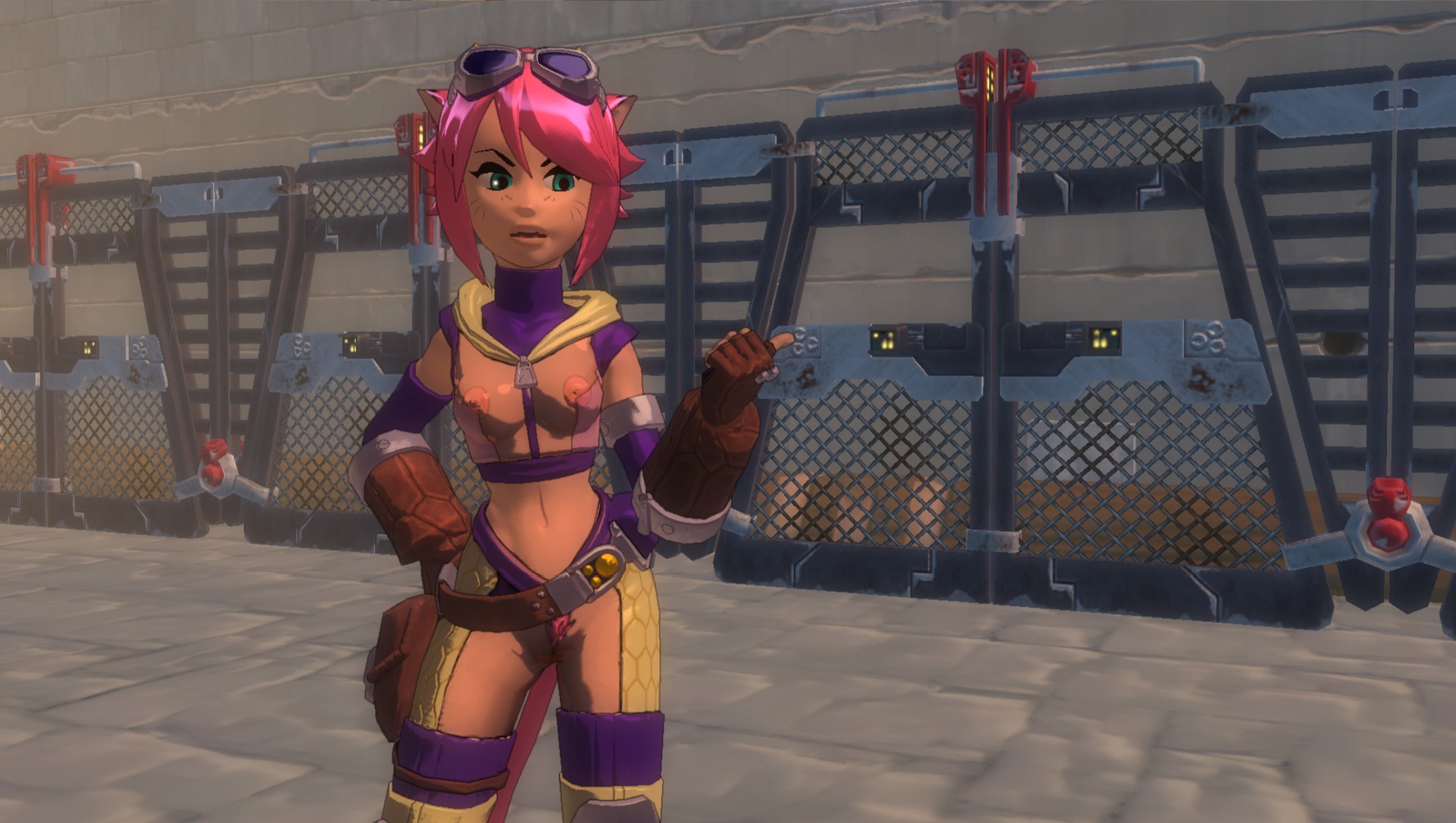 blade_kitten female kit_ballard pink_hair rule34 tagme