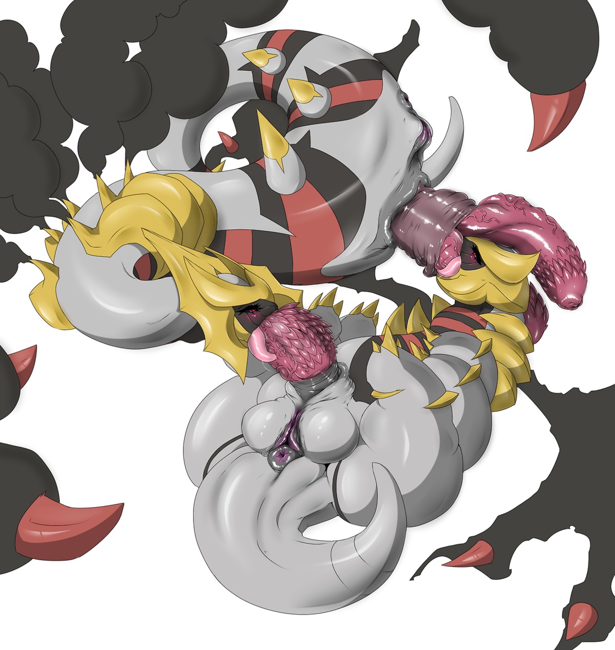 2_penises 69_position altered_forme_giratina animal_genitalia animal_penis anus balls black_body black_skin claws darth_saburou duo e621 erection eyelashes fellatio feral feral_on_feral feral_penetrated feral_penetrating feral_penetrating_feral generation_4_pokemon genitals giratina glistening glistening_anus glistening_genitalia glistening_penis glistening_sheath glistening_tongue glistening_vulva grey_anus grey_body grey_sheath grey_skin grey_spikes grey_tail grey_vulva hemipenes herm herm/herm herm_feral herm_penetrated herm_penetrating herm_penetrating_herm herm_penetrating_intersex hi_res intersex intersex/intersex intersex_feral intersex_penetrated intersex_penetrating intersex_penetrating_herm intersex_penetrating_intersex legendary_pokemon maleherm monotone_genitals monotone_penis monotone_tail multi_genitalia multi_penis multicolored_body multicolored_skin multicolored_spikes nintendo non-mammal_balls open_mouth oral oral_penetration origin_forme_giratina penetration penile penile_penetration penile_spines penis penis_on_tongue pink_penis plump_labia pokemon pokemon_(species) puffy_anus red_body red_claws red_eyes red_skin sex sheath simple_background spikes tail tapering_tail tongue tongue_out two_tone_spikes unavailable_at_source unusual_anatomy unusual_genitalia unusual_penis vulva what white_background yellow_body yellow_spikes