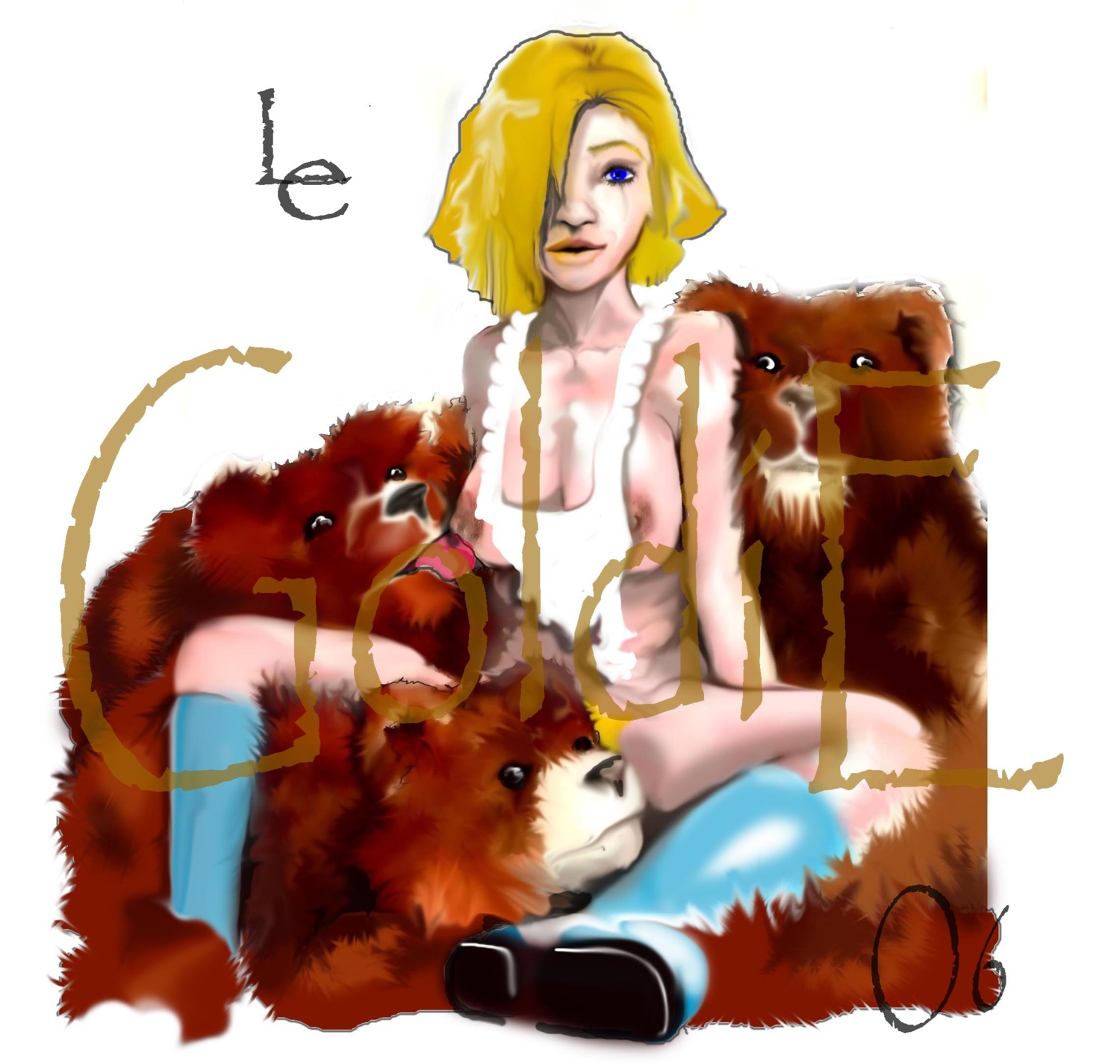 baby_bear fairy_tales female goldilocks goldilocks_and_the_three_bears literature lowres mama_bear nipples papa_bear public_domain rule34