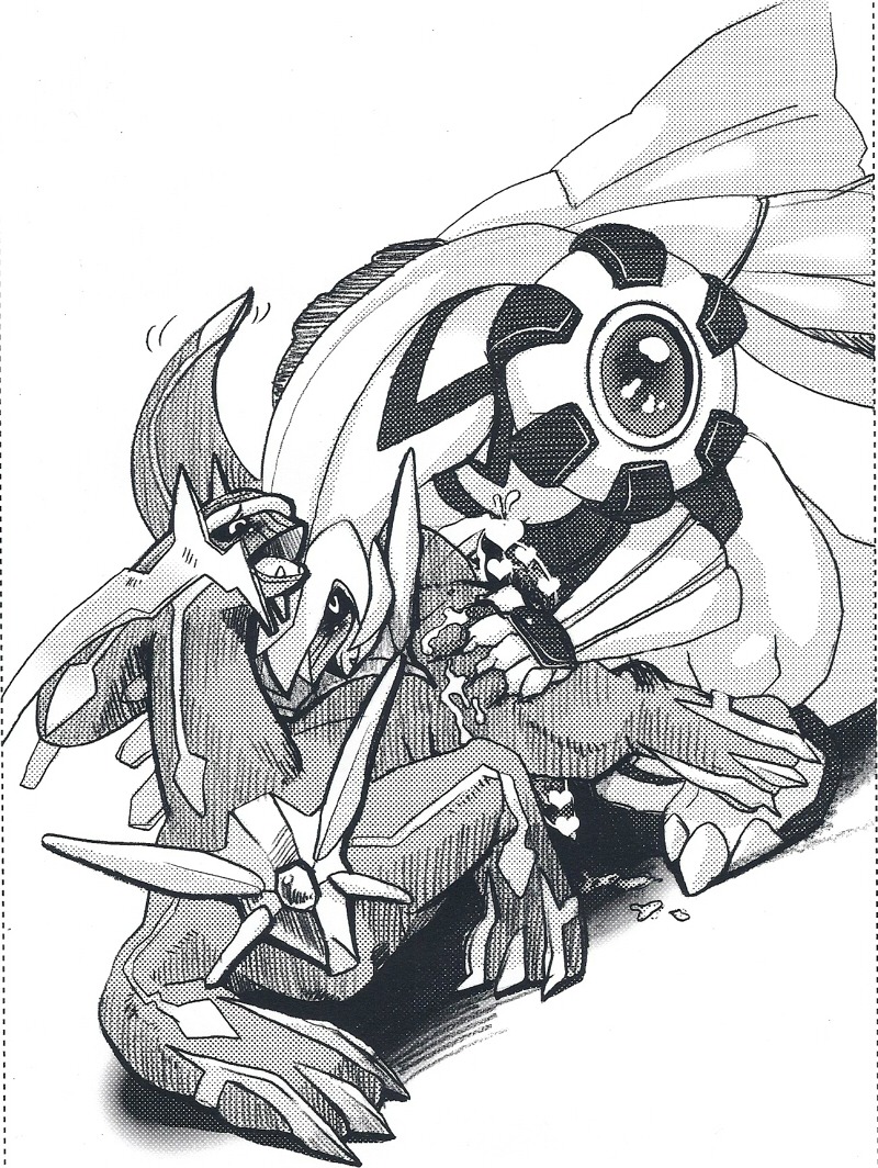 anal anal_penetration blush bodily_fluids cum cum_inside dialga duo e621 erection feral from_behind_position generation_4_pokemon genital_fluids genitals legendary_pokemon male male/male male_penetrated male_penetrating male_penetrating_male monochrome nintendo palkia penetration penis pokemon pokemon_(species) quadruped sex tail unknown_artist