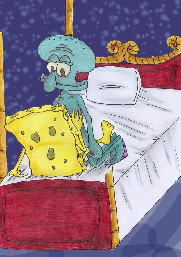 2boys anal anal_sex anthro anthro_on_anthro aplysina_fistularis bed bedroom cephalopod duo furry furry_male furry_only gay male male/male male_only marine nickelodeon nude nude_anthro nude_male octopodiform octopus rule34 sea_sponge spongebob_squarepants spongebob_squarepants_(character) squidward_tentacles tagme