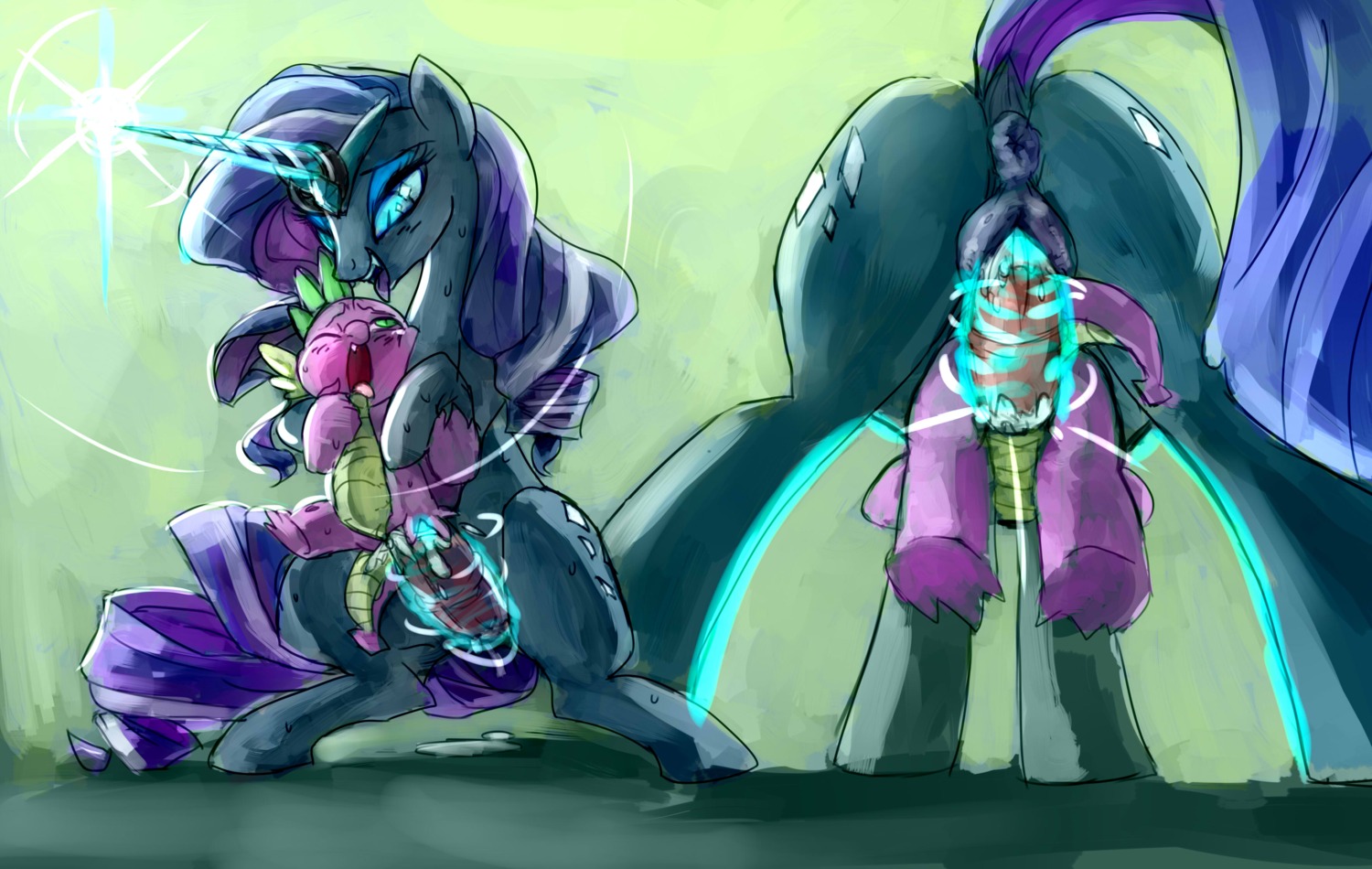2013 absurd_res anal anal_penetration andromorph andromorph/female andromorph_penetrated anthro blue_eyes bodily_fluids cutie_mark dragon duo e621 equid equine erection eyeshadow female female_penetrating female_penetrating_andromorph female_penetrating_intersex feral friendship_is_magic genitals glowing glowing_eyes green_eyes hair hasbro hi_res horn idw_publishing intersex intersex/female intersex_penetrated interspecies magic makeup mammal my_little_pony my_little_pony_(idw) mythological_creature mythological_equine mythological_scalie mythology nightmare_rarity_(idw) nude one_eye_closed open_mouth penetration purple_hair scalie sex spike_(mlp) sweat tail tongue unicorn unknown_artist young young_andromorph young_anthro young_intersex
