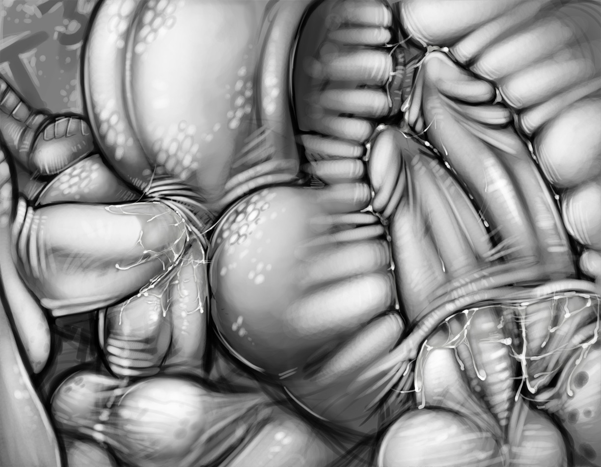 2010 all_fours anal anal_penetration anus balls bodily_fluids butt butt_grab close-up conditional_dnp cum cum_in_ass cum_inside cumshot digital_media_(artwork) doggystyle double_anal double_penetration dragon e621 ejaculation erection from_behind_position genital_fluids genitals group group_sex hand_on_butt internal male male/male male_penetrated male_penetrating male_penetrating_male monochrome mythological_creature mythological_scalie mythology orgasm penetration penis raised_tail scalie sex tail threesome tojo_the_thief trio