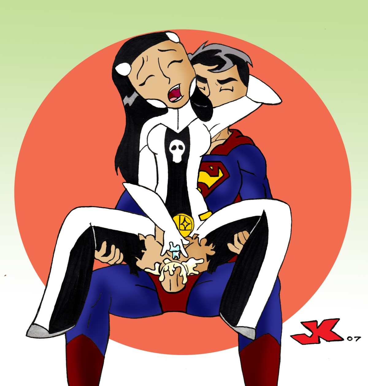 clark_kent dc dc_comics female jk kal-el legion_of_superheroes male phantom_girl rule34 superman superman_(clark_kent) superman_(series)