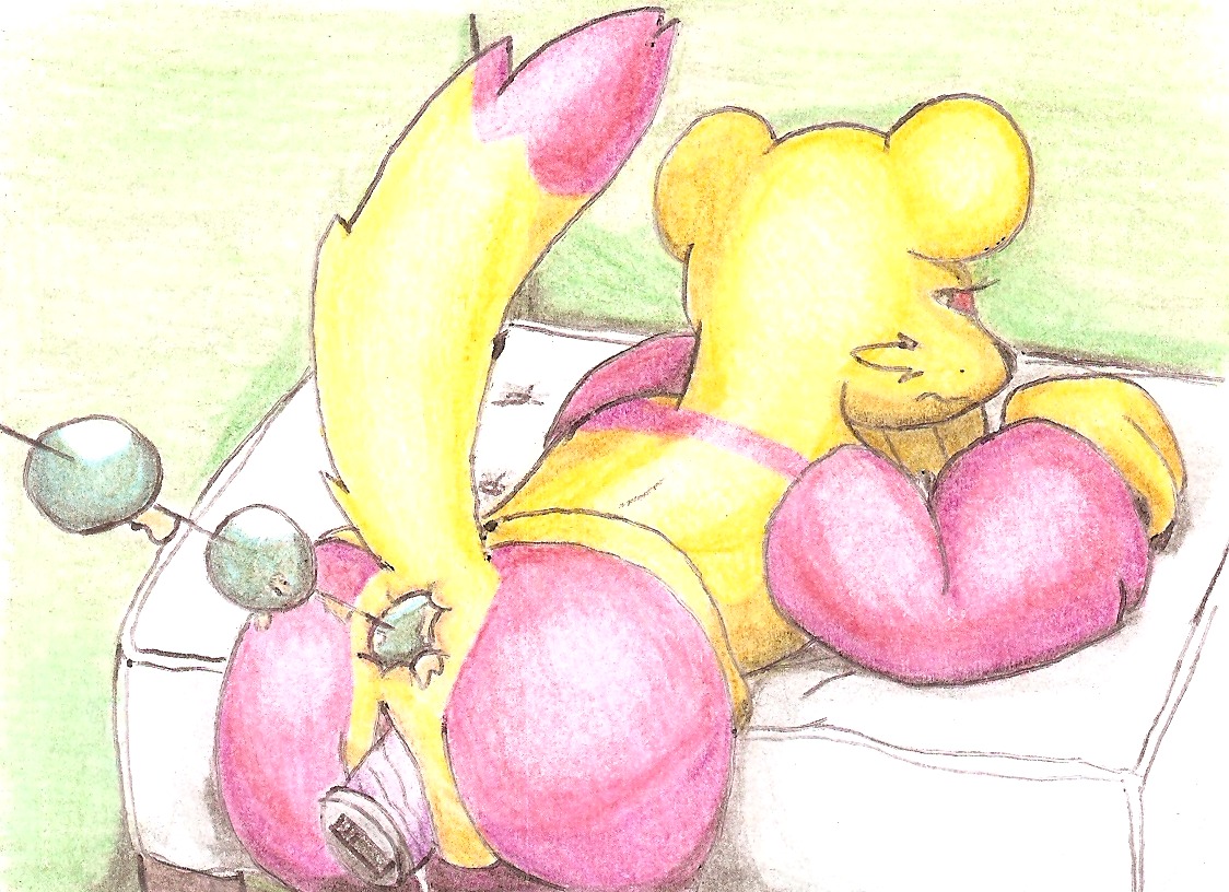 anthro back_view bent_over color dildo female female_only fur furry insertion masturbation mienfoo pokemon pussy raised_tail rule34 solo tagme tail vulva