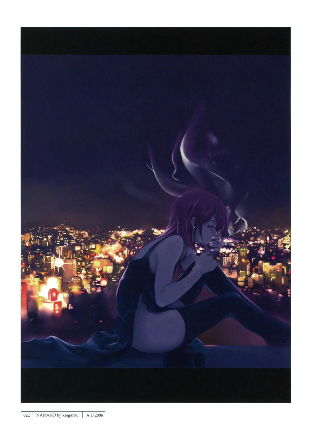 city city_lights female rule34 smoking tagme