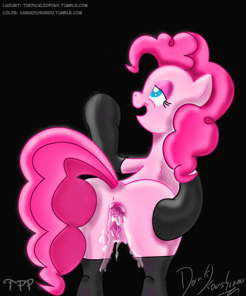 darkkoushirou earth_pony equine female feral friendship_is_magic horse my_little_pony pinkie_pie_(mlp) pony rule34 straight_hair thepickledpony
