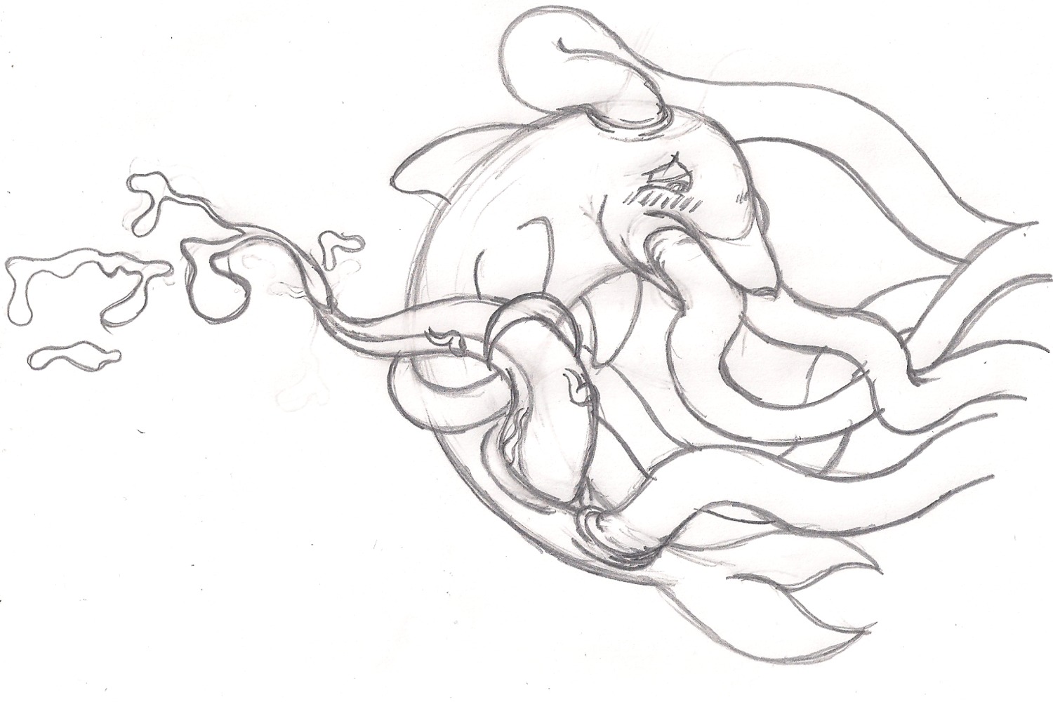 2014 3:2 aquatic big_penis blowhole_penetration blush bodily_fluids cetacean cum dolphin dragon-heart e621 erection forced genital_fluids genitals huge_penis male mammal multiple_penetration oceanic_dolphin penis rape sedric_(dragon-heart) sex sketch solo tentacles toothed_whale traditional_media_(artwork) unusual_penetration